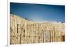 East End Long Island Beach with Fences-null-Framed Photo