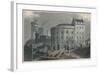 East End of the Bridewell, and Jail Governor's House, Edinburgh, 1829-William Tombleson-Framed Giclee Print