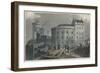 East End of the Bridewell, and Jail Governor's House, Edinburgh, 1829-William Tombleson-Framed Giclee Print