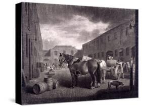 East End of Whitbread's Brewery, Chiswell Street, Islington, London, C1792-Richard Earlom-Stretched Canvas