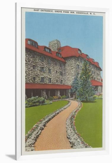 East Entrance, Grove Park Inn-null-Framed Art Print