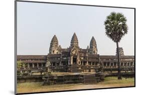 East Entrance to Angkor Wat, Angkor, UNESCO World Heritage Site, Siem Reap, Cambodia, Indochina-Michael Nolan-Mounted Photographic Print