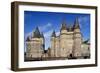 East Facade, Chatelet and St Laurent Tower, View of Castle of Vitre, Brittany, France-null-Framed Giclee Print