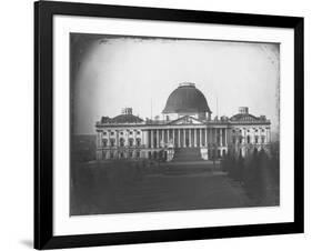 East Face of U. S. Capitol in 1846-John Plumbe Jr.-Framed Photographic Print