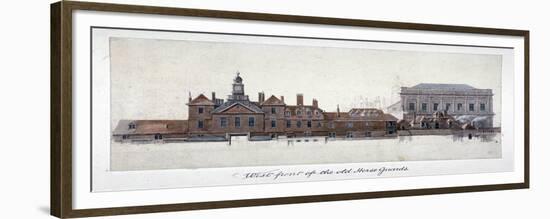 East Front of Horse Guards, Westminster, London, C1749-Paul Sandby-Framed Giclee Print