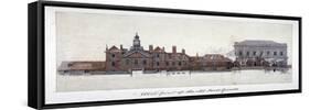 East Front of Horse Guards, Westminster, London, C1749-Paul Sandby-Framed Stretched Canvas