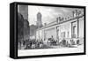 East Front of the Bank of England and New Tower of the Royal Exchange from St Bartholomew Bank-Thomas Hosmer Shepherd-Framed Stretched Canvas