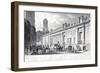 East Front of the Bank of England and New Tower of the Royal Exchange from St Bartholomew Bank-Thomas Hosmer Shepherd-Framed Giclee Print