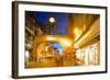 East Gate Clock at Christmas, Chester, Cheshire, England, United Kingdom, Europe-Frank Fell-Framed Photographic Print