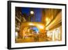 East Gate Clock at Christmas, Chester, Cheshire, England, United Kingdom, Europe-Frank Fell-Framed Photographic Print