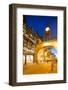 East Gate Clock at Christmas, Chester, Cheshire, England, United Kingdom, Europe-Frank Fell-Framed Photographic Print