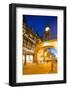 East Gate Clock at Christmas, Chester, Cheshire, England, United Kingdom, Europe-Frank Fell-Framed Photographic Print