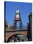 East Gate Clock, Chester, Cheshire, England, United Kingdom, Europe-null-Stretched Canvas