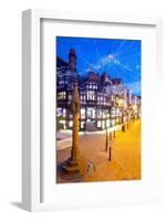 East Gate Street at Christmas, Chester, Cheshire, England, United Kingdom, Europe-Frank Fell-Framed Photographic Print