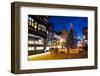 East Gate Street at Christmas, Chester, Cheshire, England, United Kingdom, Europe-Frank Fell-Framed Photographic Print