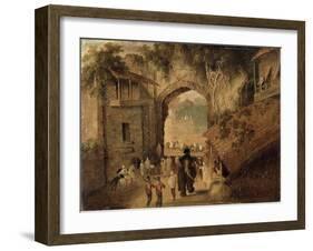 East Gateway, Patna, 1825-Charles D'oyly-Framed Giclee Print