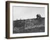 East German's Hand Reaching Over Glass Shards Embedded in Top of the Newly Constructed Berlin Wall-Paul Schutzer-Framed Premium Photographic Print