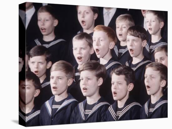 East German Tomaner Choir of Leipzig Boys Choir-Ralph Crane-Stretched Canvas