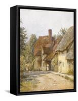 East Hagbourne, Berkshire-Helen Allingham-Framed Stretched Canvas