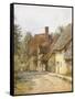 East Hagbourne, Berkshire-Helen Allingham-Framed Stretched Canvas