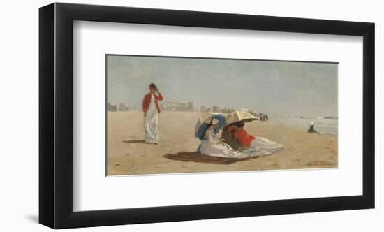 East Hampton Beach, Long Island, 1874-Winslow Homer-Framed Art Print