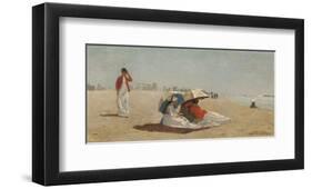 East Hampton Beach, Long Island, 1874-Winslow Homer-Framed Art Print