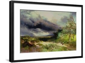 East Hampton, Long Island, Sand Dunes, 1892-Thomas Moran-Framed Giclee Print