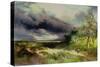 East Hampton, Long Island, Sand Dunes, 1892-Thomas Moran-Stretched Canvas