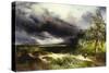 East Hampton, Long Island, Sand Dunes, 1892-Thomas Moran-Stretched Canvas