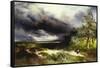 East Hampton, Long Island, Sand Dunes, 1892-Thomas Moran-Framed Stretched Canvas