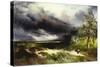 East Hampton, Long Island, Sand Dunes, 1892-Thomas Moran-Stretched Canvas