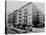 East Harlem's 100th St. with a Large Tenement Apartment Building in NYC, 1964-null-Stretched Canvas