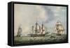 East India Companys Packet Swallow, 1788-Thomas Luny-Framed Stretched Canvas