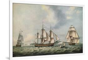 East India Companys Packet Swallow, 1788-Thomas Luny-Framed Giclee Print