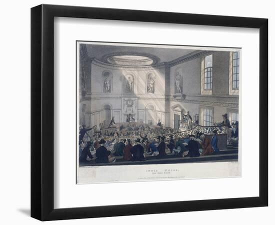 East India House, London, 1808-Joseph Constantine Stadler-Framed Giclee Print
