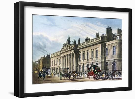 East India House, London, 1817-Thomas Hosmer Shepherd-Framed Giclee Print