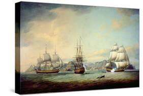 East Indiaman Ceres Off St Helena, 1788-Thomas Luny-Stretched Canvas
