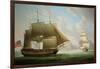 East Indiaman 'Cirencester' Off St. Helena, 1795-Robert Dodd-Framed Giclee Print