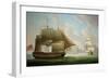 East Indiaman 'Cirencester' Off St. Helena, 1795-Robert Dodd-Framed Giclee Print