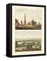 East Indian Buildings-null-Framed Stretched Canvas