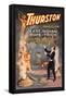 East Indian Rope Trick: Thurston the Famous Magician-null-Framed Stretched Canvas