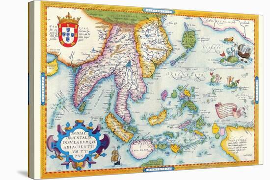 East Indies by Ortelius-Abraham Ortelius-Stretched Canvas