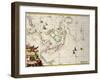 East Indies: Sea and Coastal Chart Extending from Southern India to Japan-Frederick de Wit-Framed Giclee Print