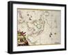 East Indies: Sea and Coastal Chart Extending from Southern India to Japan-Frederick de Wit-Framed Giclee Print