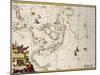East Indies: Sea and Coastal Chart Extending from Southern India to Japan-Frederick de Wit-Mounted Giclee Print