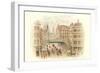 East London Illustration-null-Framed Art Print