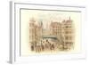 East London Illustration-null-Framed Art Print