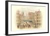 East London Illustration-null-Framed Art Print