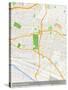 East Los Angeles, United States of America Map-null-Stretched Canvas