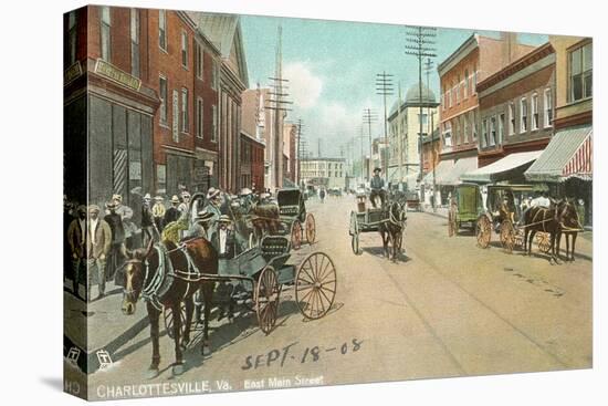 East Main Street, Charlottesville, Virginia-null-Stretched Canvas